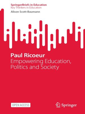 cover image of Paul Ricoeur